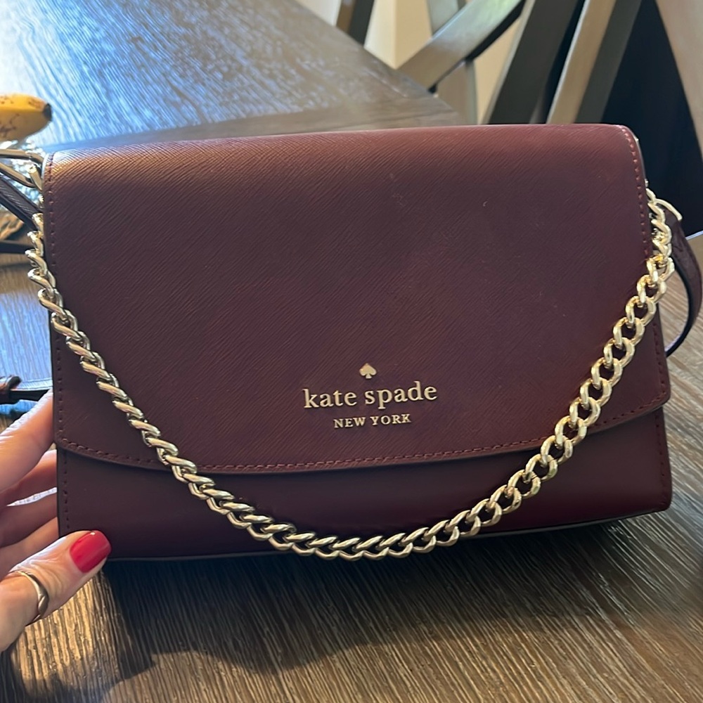 Maroon Kate spade